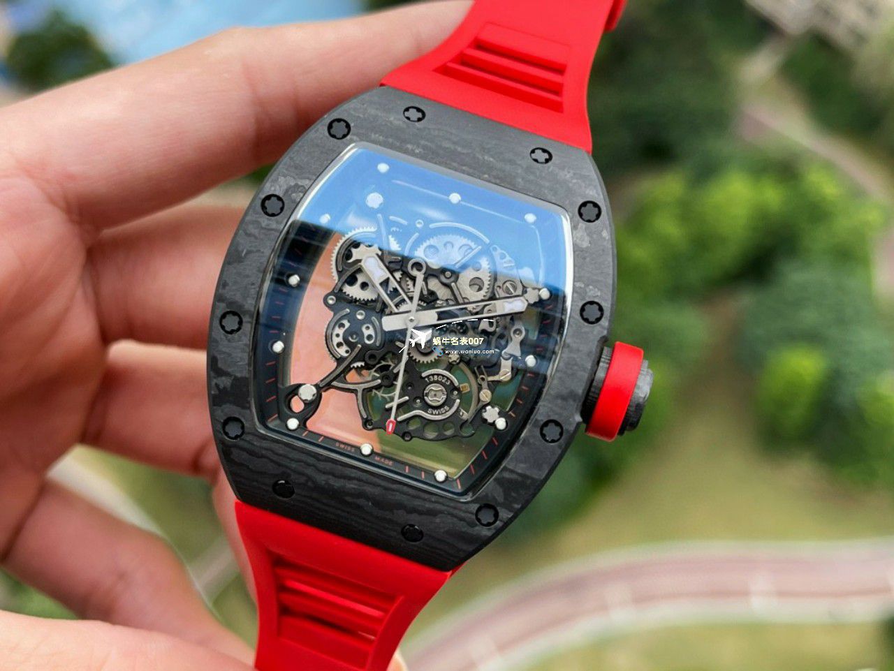 BBR厂一比一复刻高仿理查德米勒RM055一体机芯手表/六点位飞轮可转 / BBRRMO55