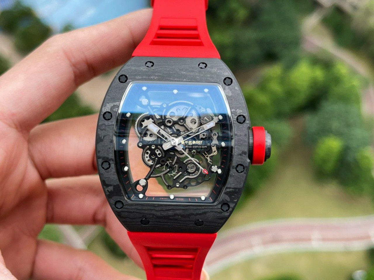 BBR厂一比一复刻高仿理查德米勒RM055一体机芯手表/六点位飞轮可转 / BBRRMO55