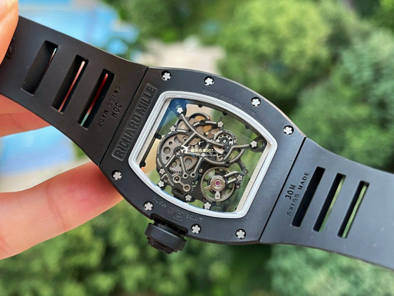 BBR厂一比一复刻高仿理查德米勒RM055一体机芯手表/六点位飞轮可转 / BBRRMO55