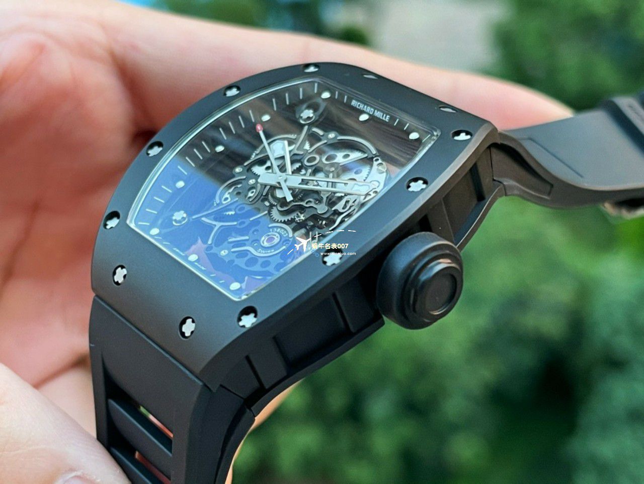 BBR厂一比一复刻高仿理查德米勒RM055一体机芯手表/六点位飞轮可转 / BBRRMO55