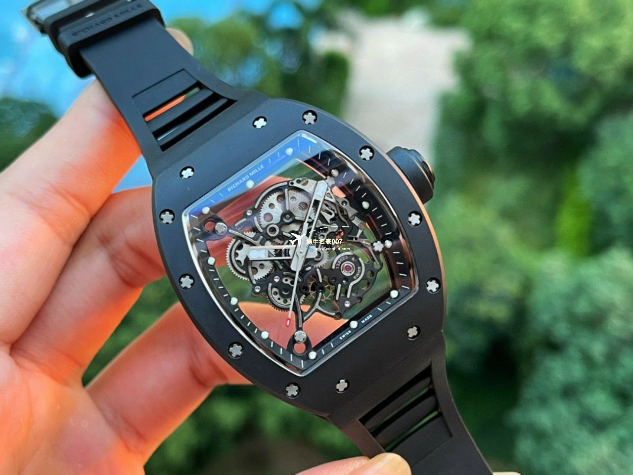 BBR厂一比一复刻高仿理查德米勒RM055一体机芯手表/六点位飞轮可转 / BBRRMO55