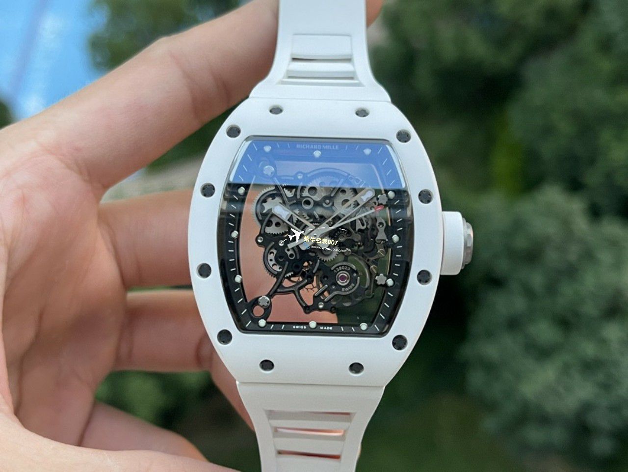 BBR厂一比一复刻高仿理查德米勒RM055一体机芯手表/六点位飞轮可转 / BBRRMO55