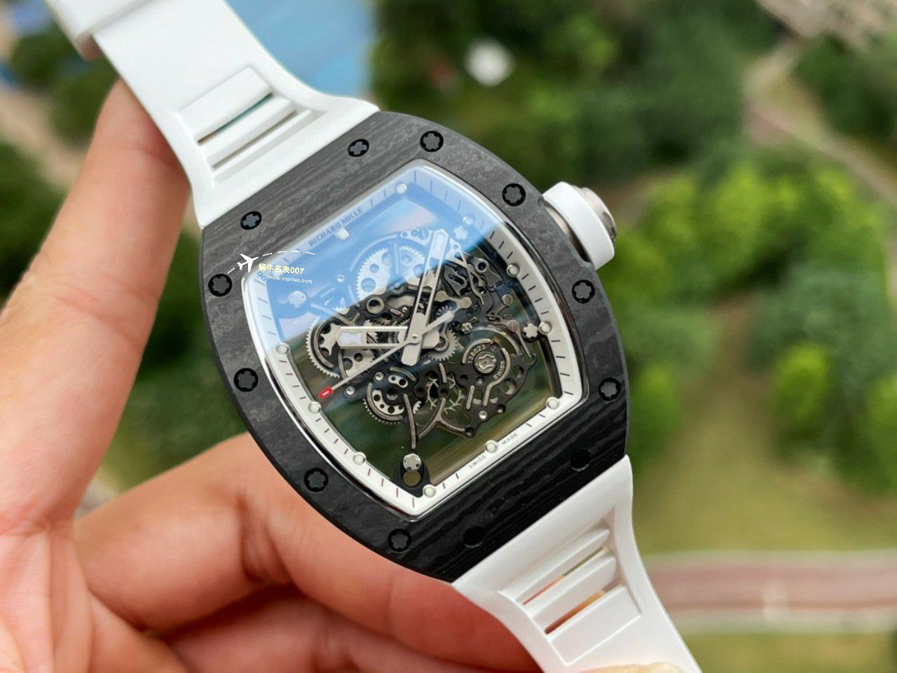 BBR厂一比一复刻高仿理查德米勒RM055一体机芯手表/六点位飞轮可转 / BBRRMO55