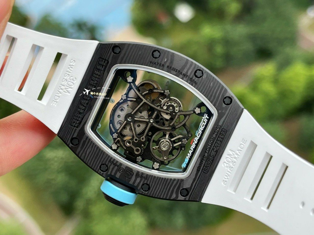 BBR厂一比一复刻高仿理查德米勒RM055一体机芯手表/六点位飞轮可转 / BBRRMO55