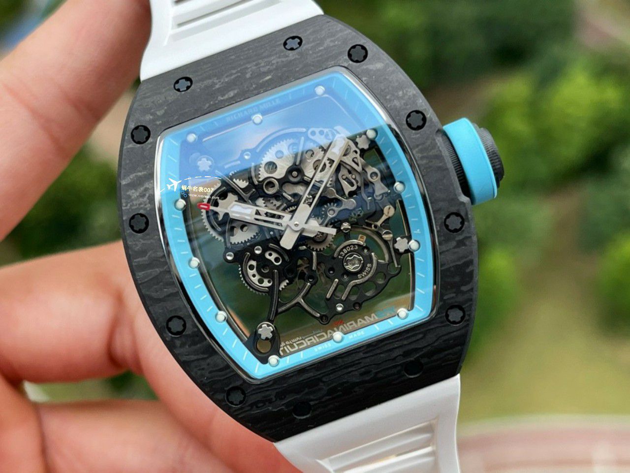 BBR厂一比一复刻高仿理查德米勒RM055一体机芯手表/六点位飞轮可转 / BBRRMO55