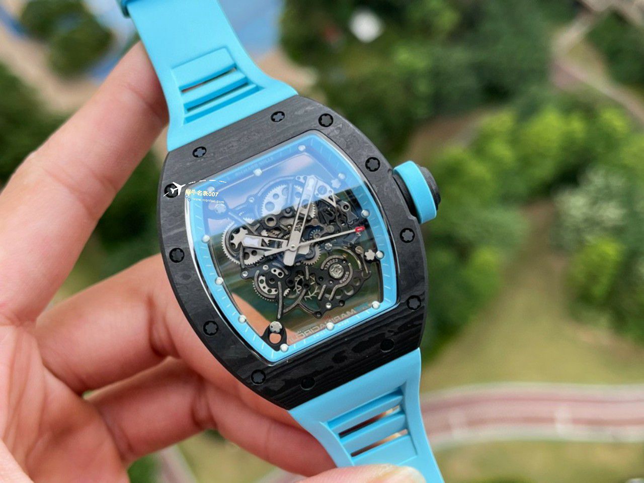 BBR厂一比一复刻高仿理查德米勒RM055一体机芯手表/六点位飞轮可转 / BBRRMO55