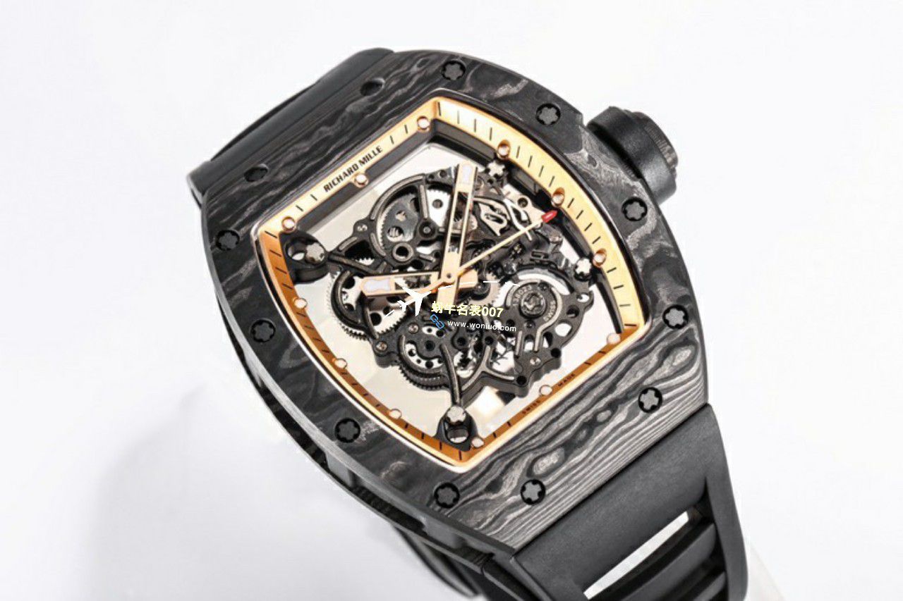 BBR厂一比一复刻高仿理查德米勒RM055一体机芯手表/六点位飞轮可转 / BBRRMO55