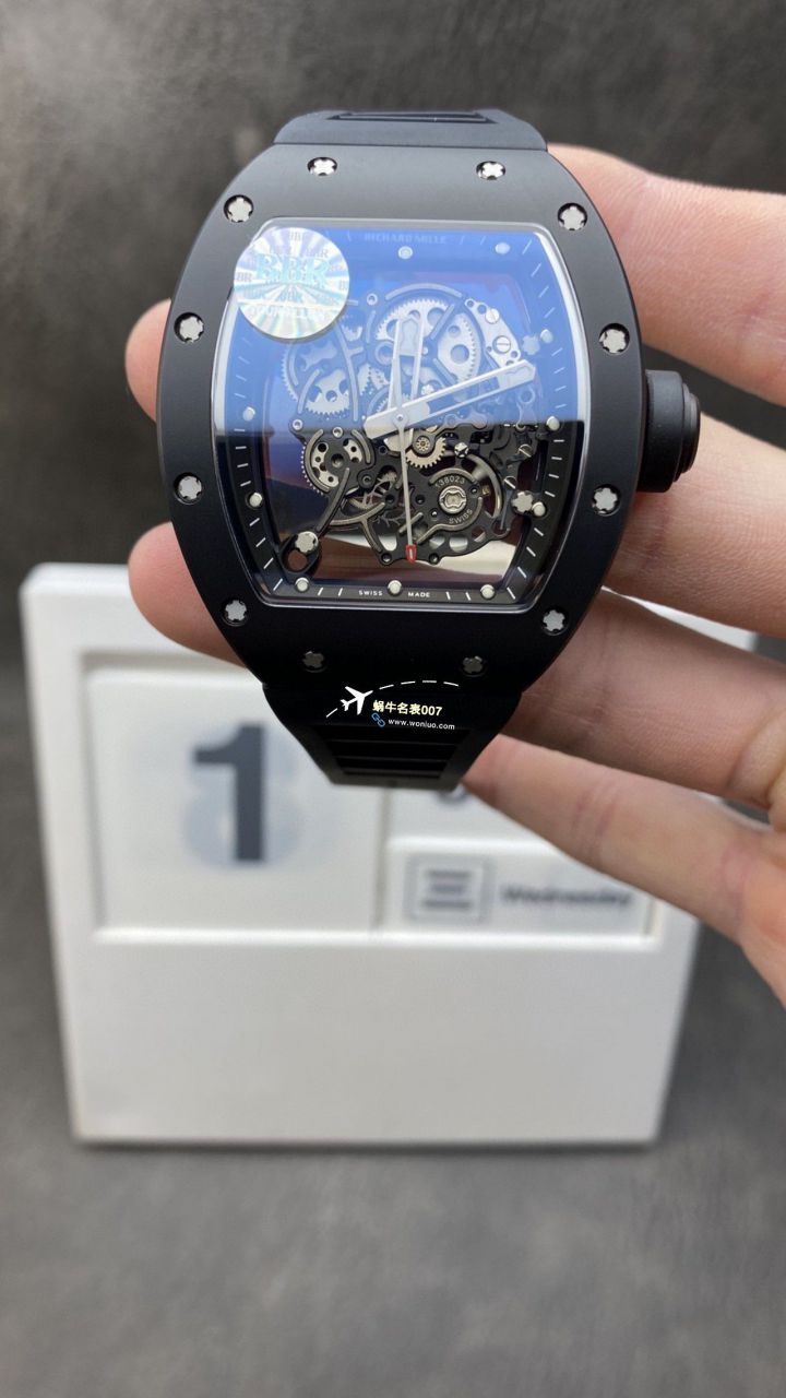 BBR厂一比一复刻高仿理查德米勒RM055一体机芯手表/六点位飞轮可转 / BBRRMO55