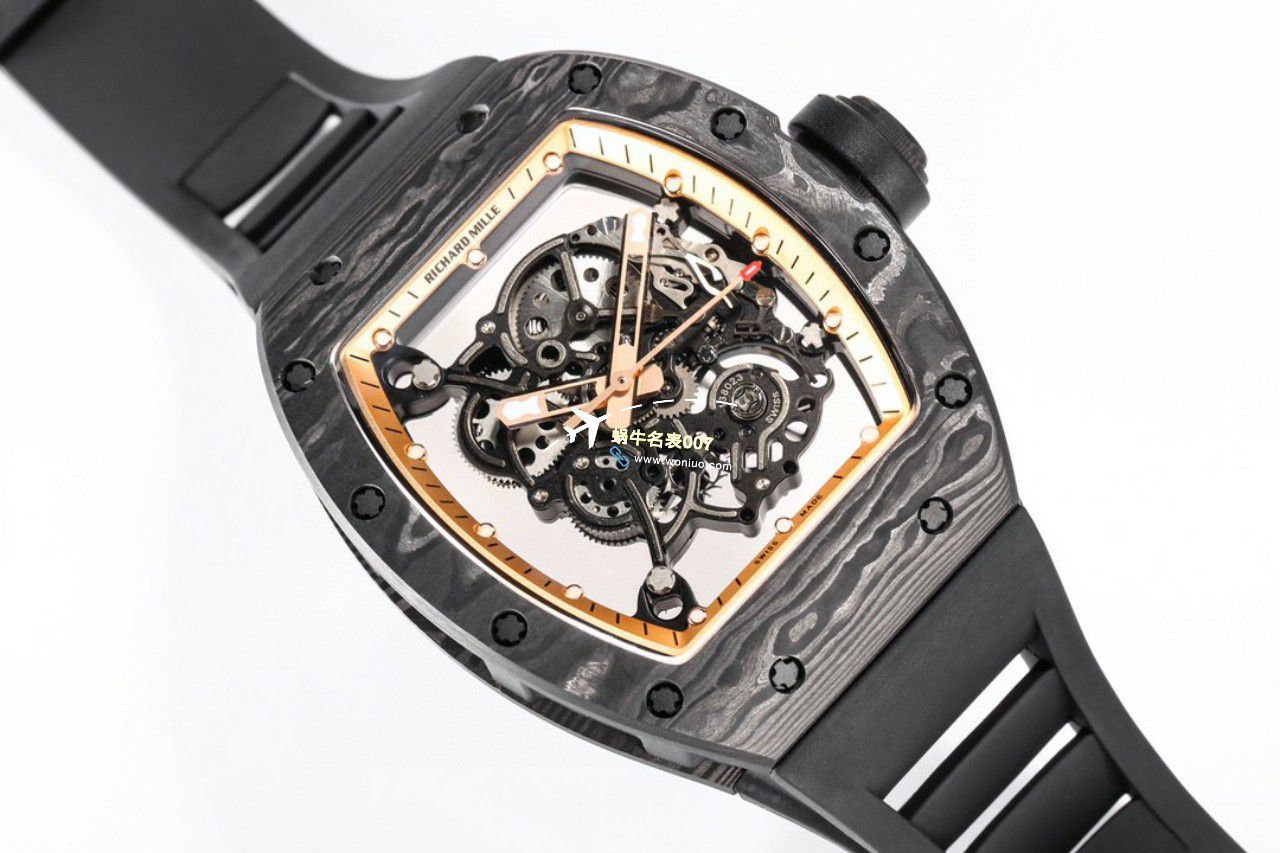 BBR厂一比一复刻高仿理查德米勒RM055一体机芯手表/六点位飞轮可转 / BBRRMO55