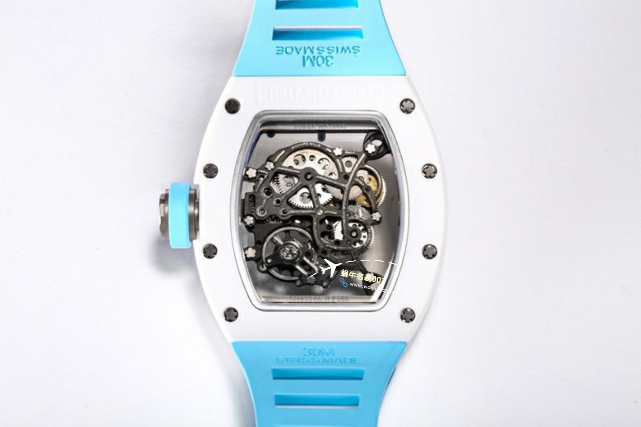 BBR厂一比一复刻高仿理查德米勒RM055一体机芯手表/六点位飞轮可转 / BBRRMO55