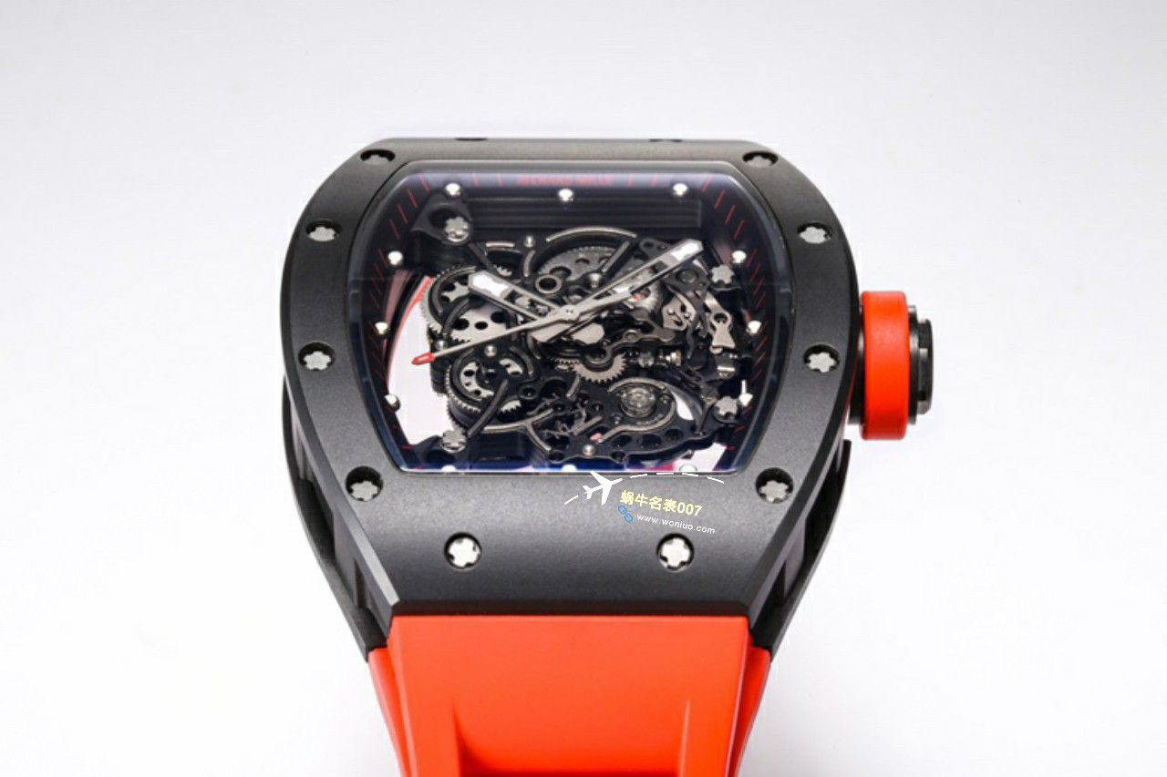 BBR厂一比一复刻高仿理查德米勒RM055一体机芯手表/六点位飞轮可转 / BBRRMO55