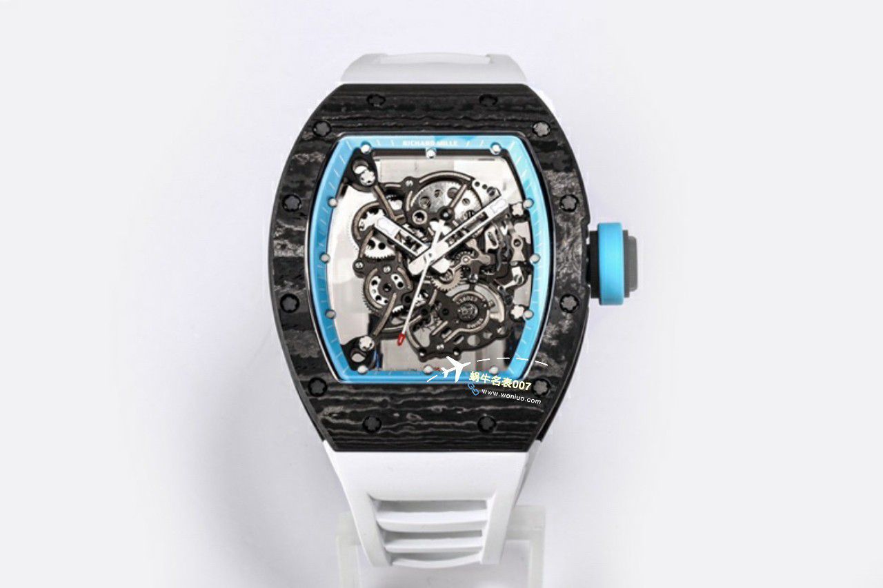 BBR厂一比一复刻高仿理查德米勒RM055一体机芯手表/六点位飞轮可转 / BBRRMO55