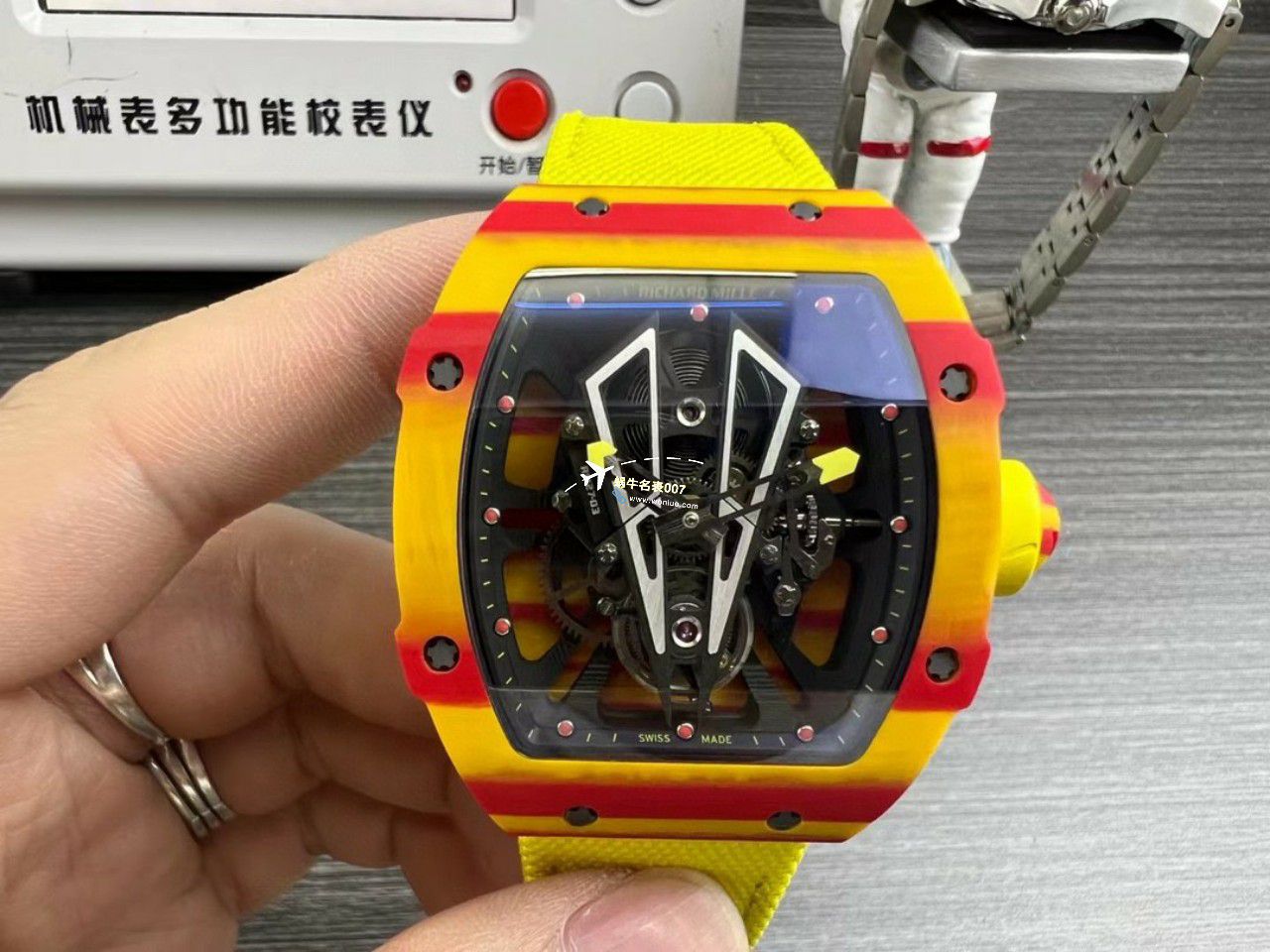 BBR厂一比一复刻理查德米勒西班牙公牛高仿RM27-03陀飞轮机芯NTPT碳纤维表壳手表 / BBRRM27-03