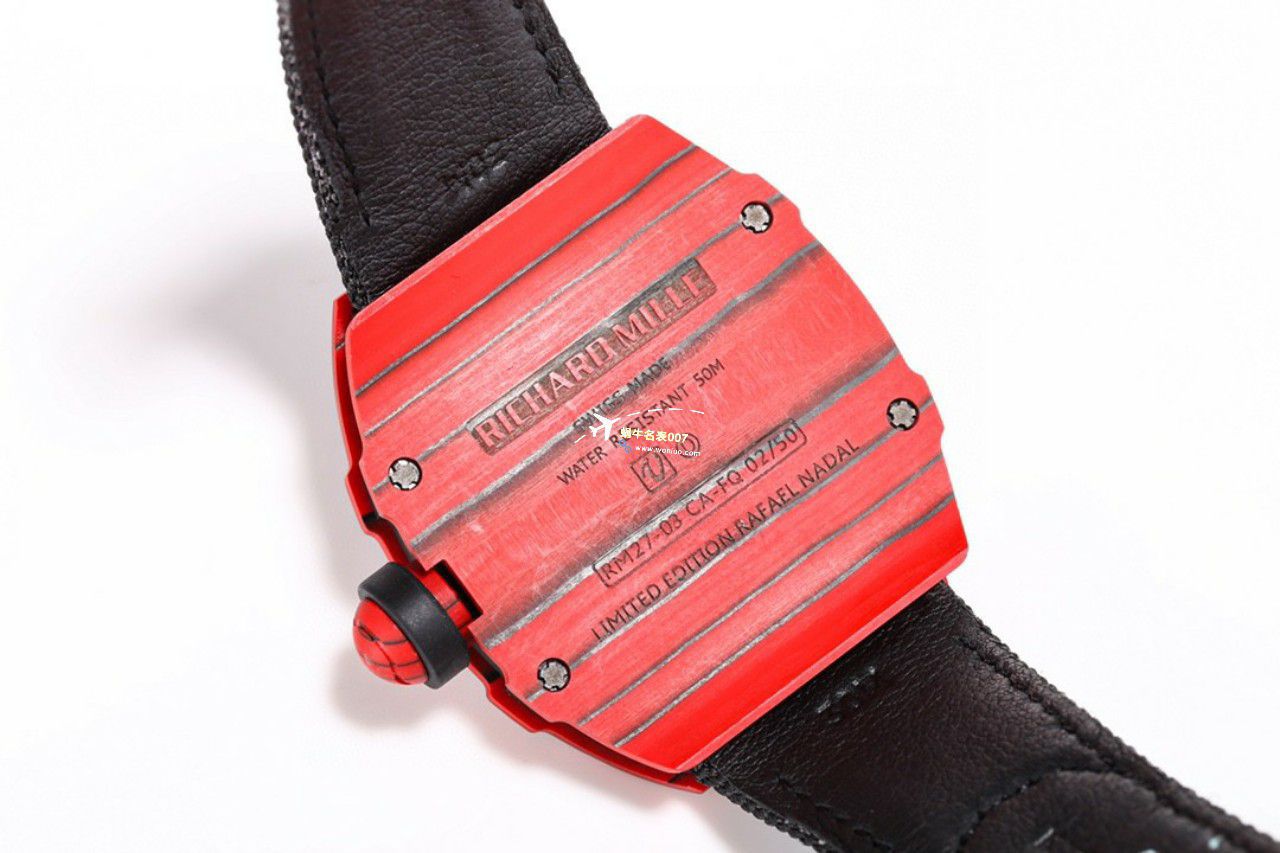 BBR厂一比一复刻理查德米勒西班牙公牛高仿RM27-03陀飞轮机芯NTPT碳纤维表壳手表 / BBRRM27-03