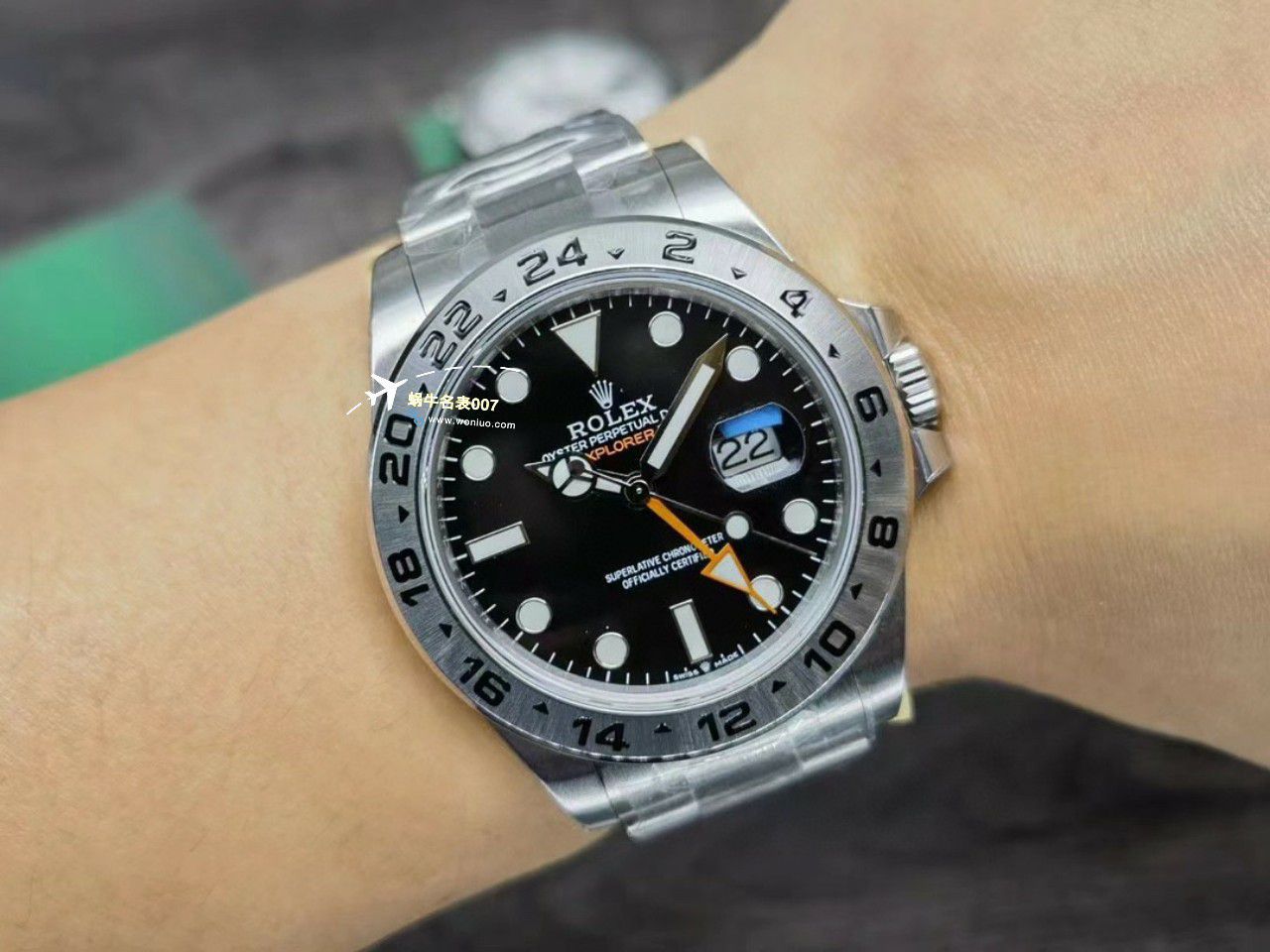 JVS一比一顶级复刻手表劳力士探险家二代高仿216570-77210和m216570-0001腕表 / R766