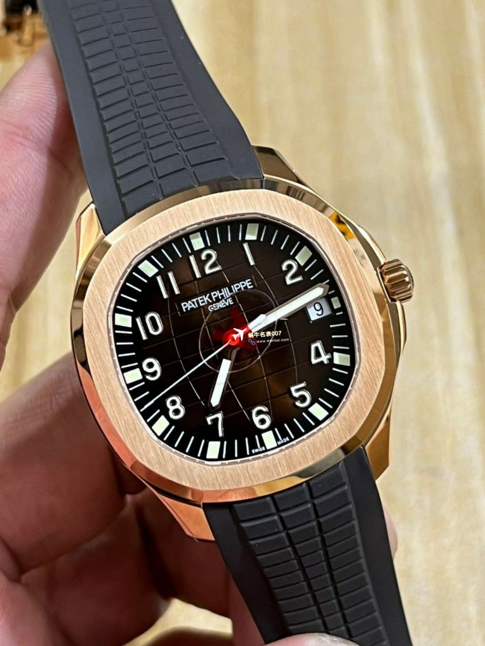 3K厂一比一复刻高仿手表百达翡丽AQUANAUT手雷5167R-001一体机芯升级版腕表 