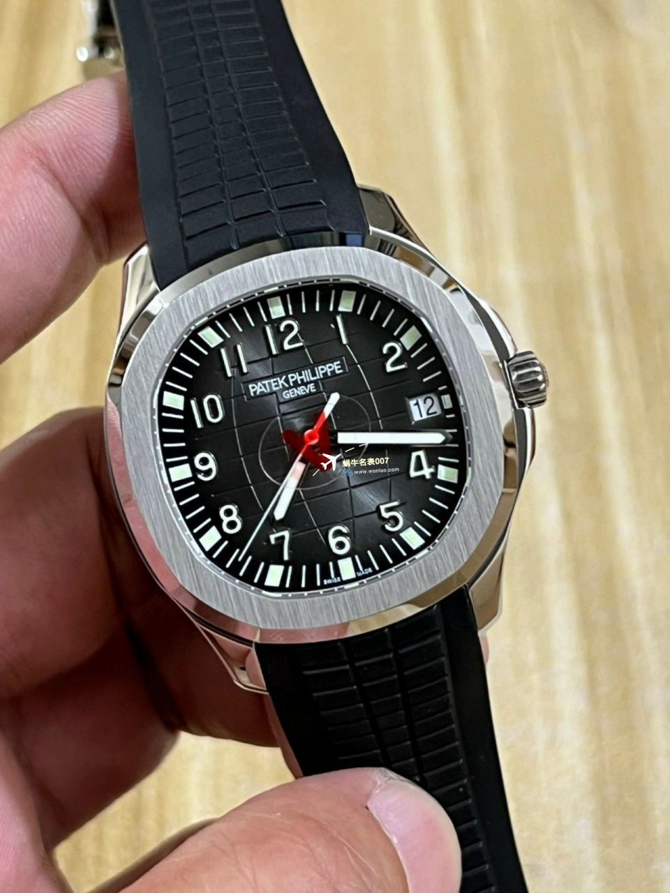 3K厂一比一复刻高仿手表百达翡丽AQUANAUT手雷5167R-001一体机芯升级版腕表 