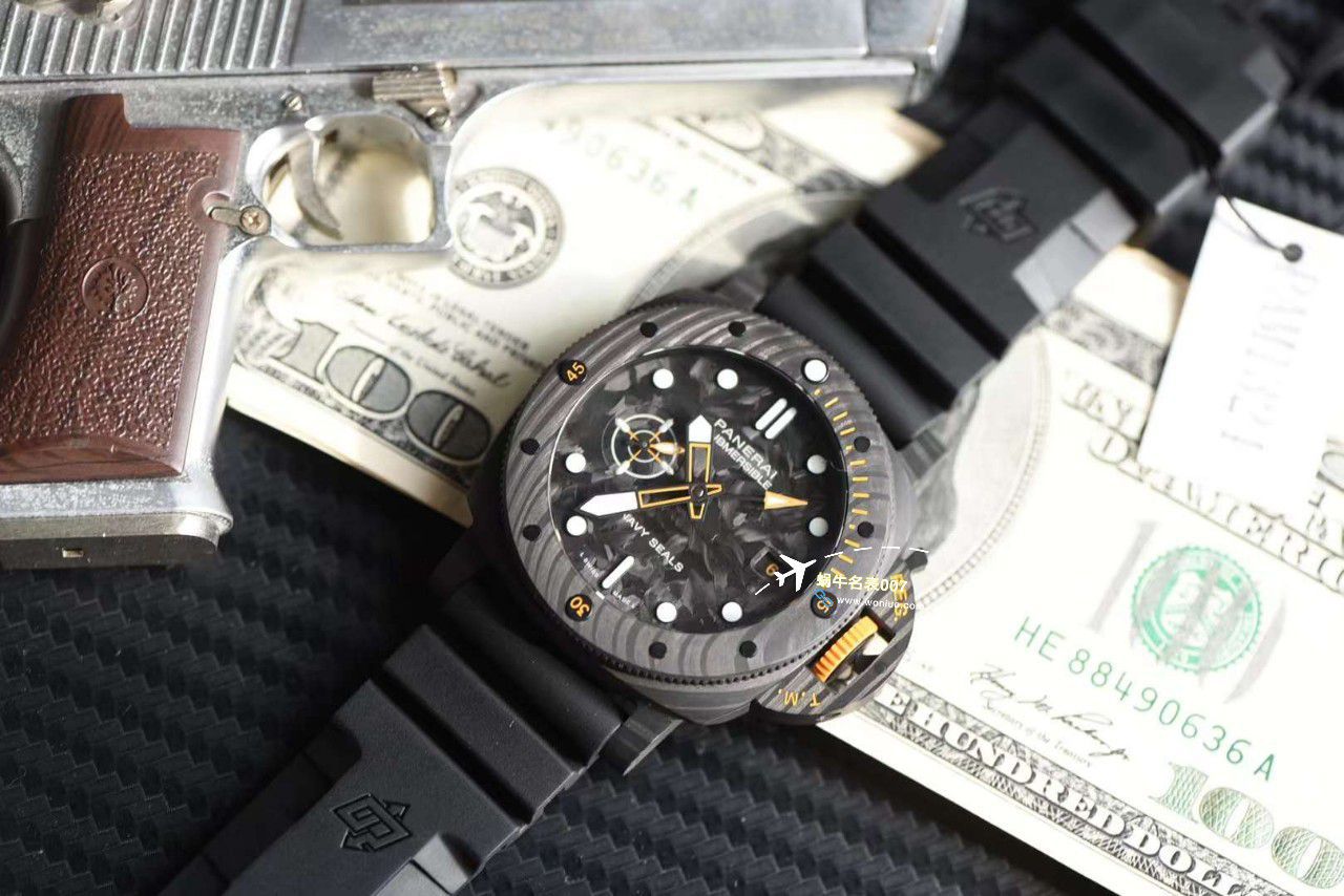 VS厂一比一顶级复刻高仿手表沛纳海PAM01324、PAM1324全碳纤维 / VSPAM01324