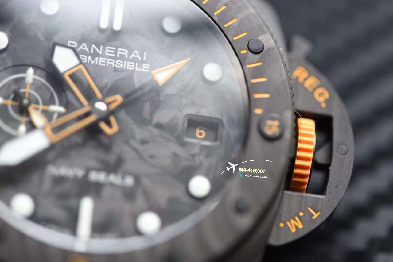 VS厂一比一顶级复刻高仿手表沛纳海PAM01324、PAM1324全碳纤维 / VSPAM01324