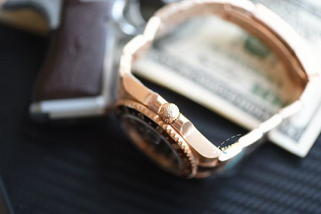 Clean厂C厂一比一精仿复刻高仿手表劳力士格林尼治型II全玫瑰金m126715chnr-0001腕表 / R775