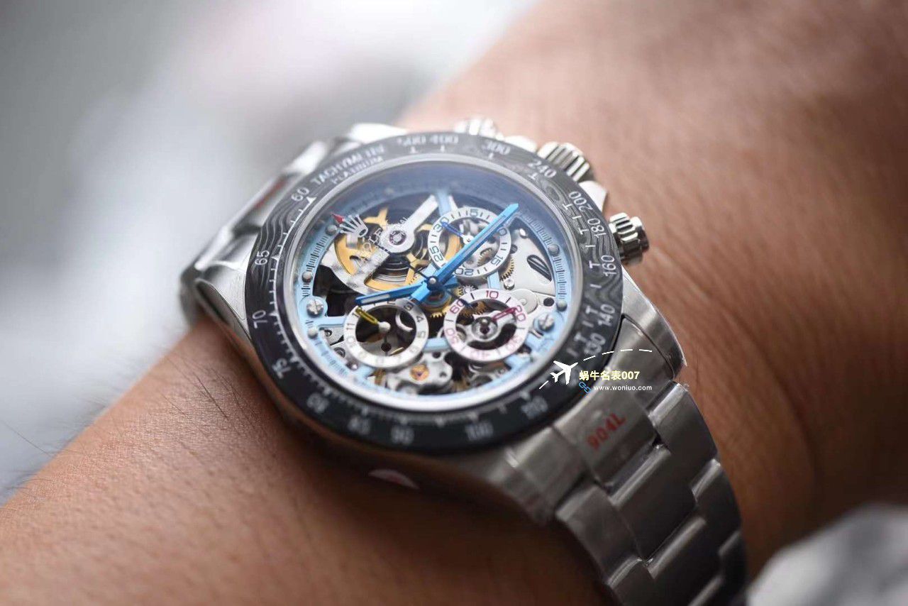 N厂出品劳力士超级限定版镂空迪通拿独家4130计时镂空机芯腕表 / R776
