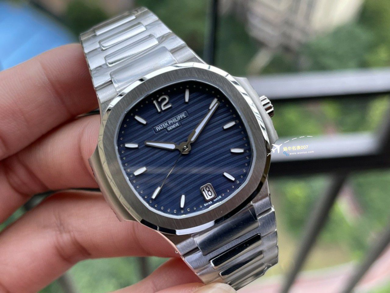 视频评测3K厂一比一复刻手表百达翡丽鹦鹉螺高仿女表7118/1200A-010和百达翡丽7118/1A-010 / BD379