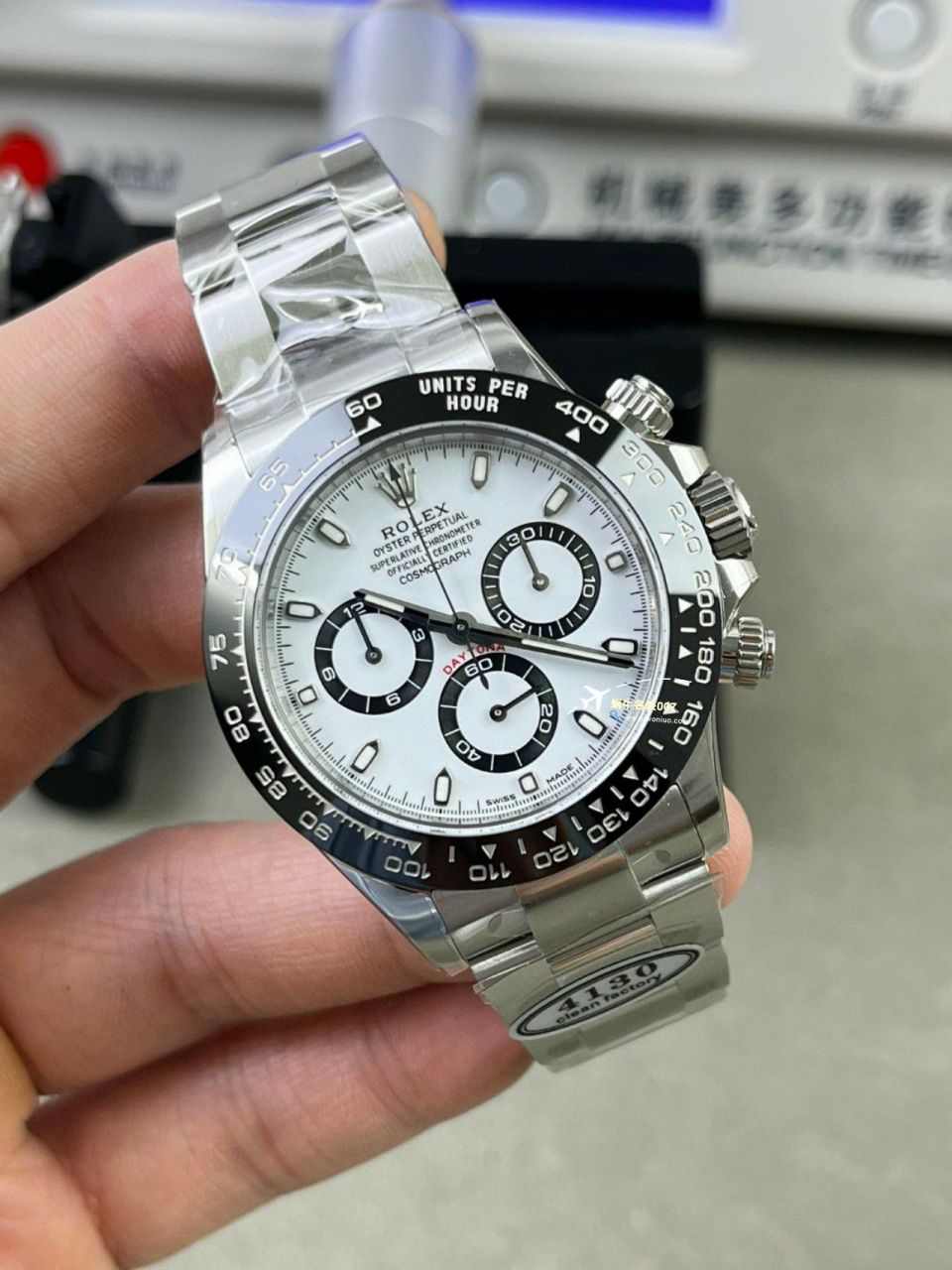 视频评测clean，C厂劳力士迪通拿熊猫迪m116500ln-0001超A高仿复刻手表 / R779