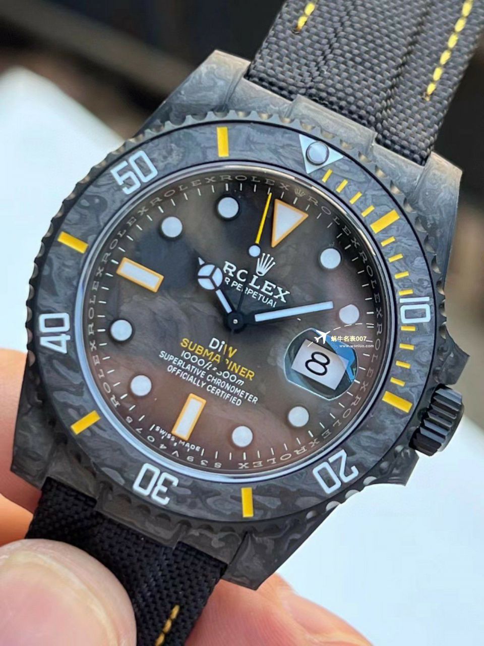 VS厂市场最高版本最新最轻劳力士Rolex碳纤维Carbon Sea-Dweller水鬼系列高仿腕表 / R789