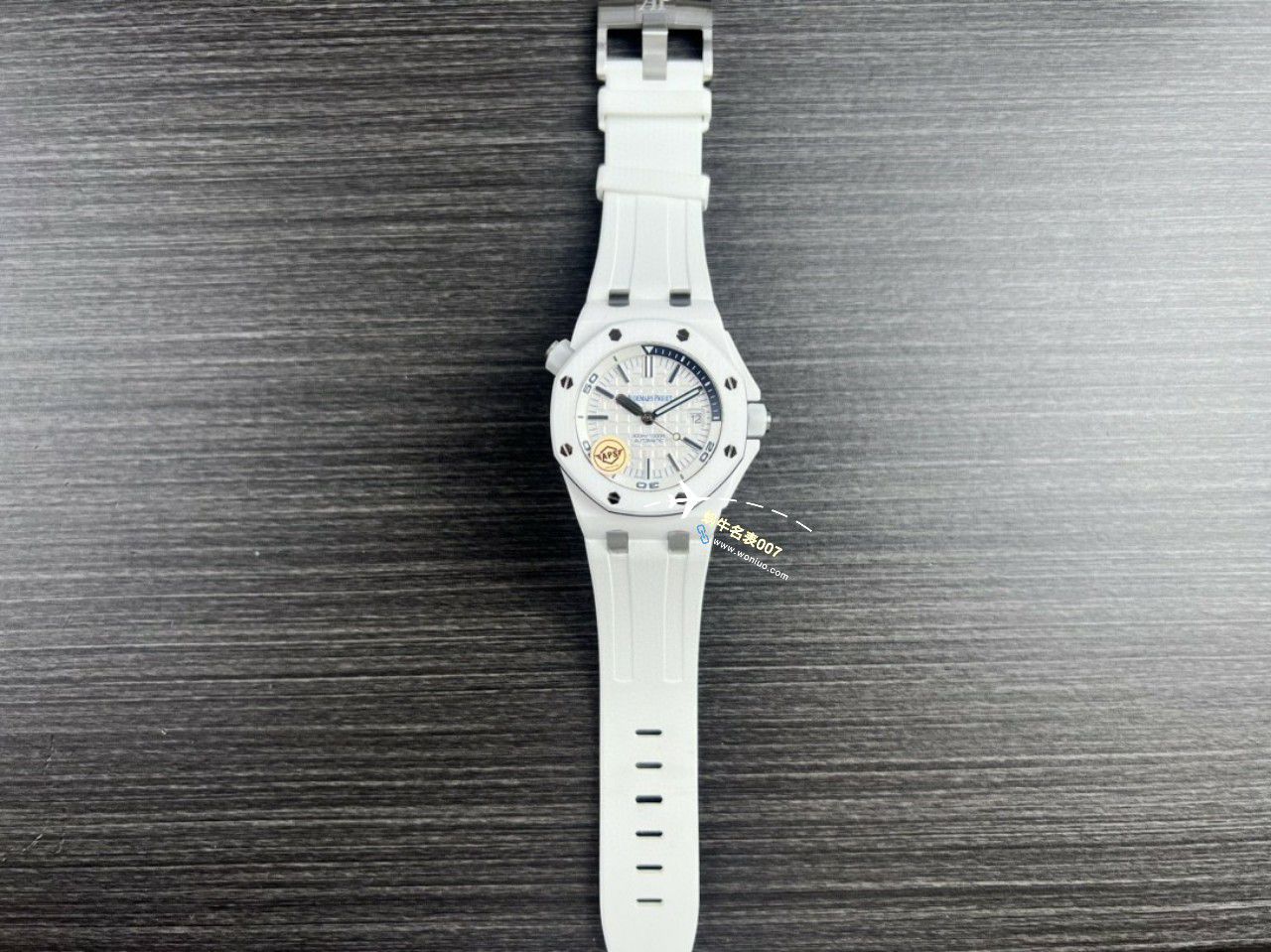 APS厂一体机爱彼皇家橡树离岸型白黑陶瓷复刻高仿手表15707CB.OO.A010CA.01，15707CE.OO.A002CA.01 / AP239