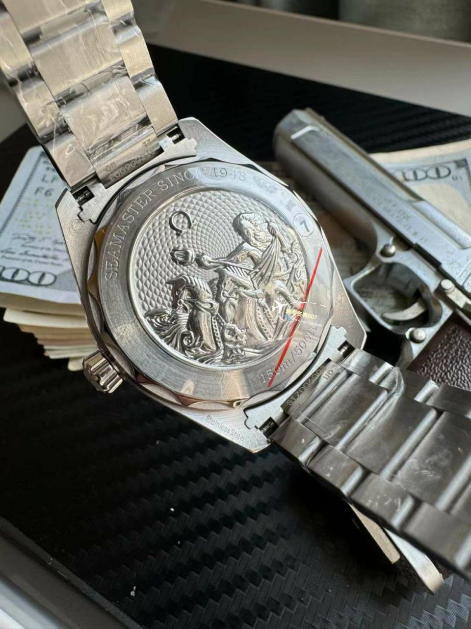 【视频评测】VS厂欧米茄一比一复刻高仿海马冰蓝柚木220.10.41.21.03.005腕表 / M793