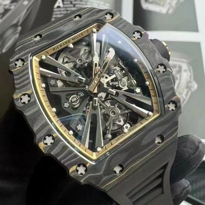 视频评测理查德米勒顶级复刻高仿RICHARD MILLE  顶级复刻RM 12-01手表