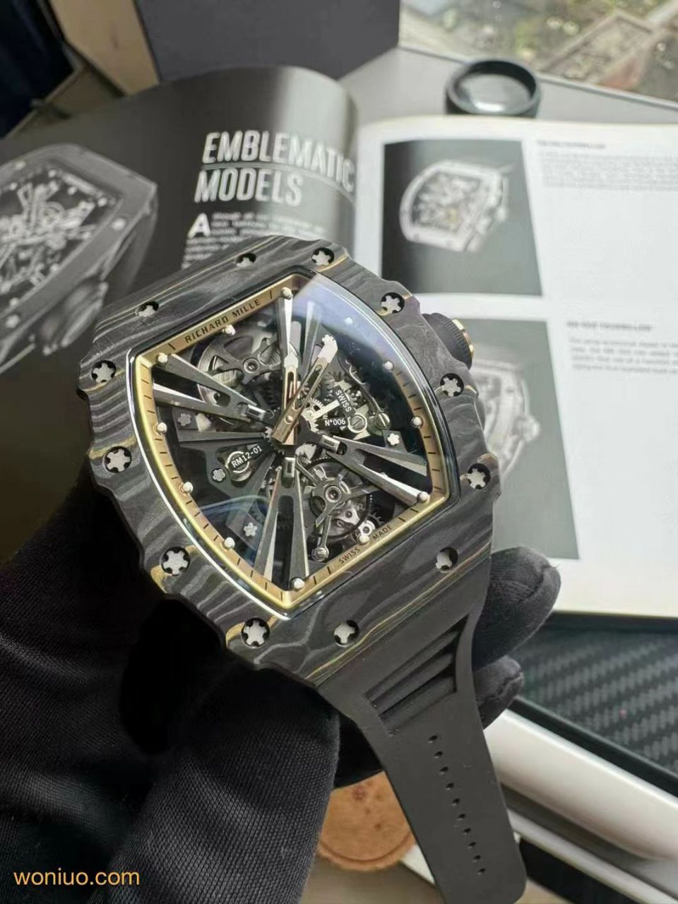 视频评测理查德米勒顶级复刻高仿RICHARD MILLE  顶级复刻RM 12-01手表 / RM1201AAA