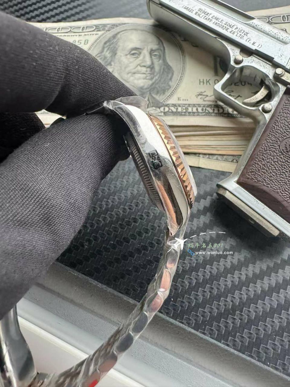 劳力士女装日志型28毫米m279171-0003复刻高仿巧克力面盘腕表 / R855