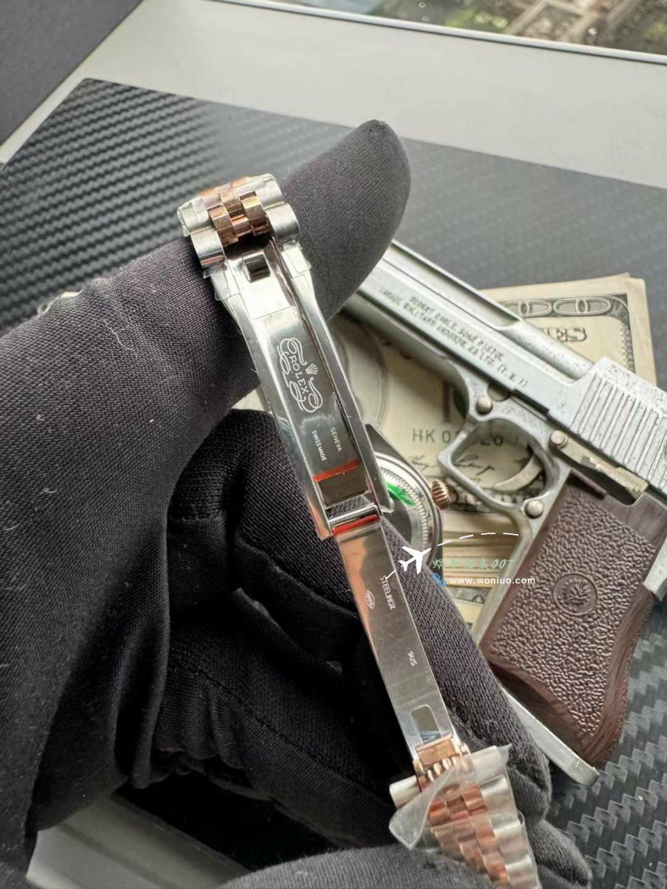 劳力士女装日志型28毫米m279171-0003复刻高仿巧克力面盘腕表 / R855