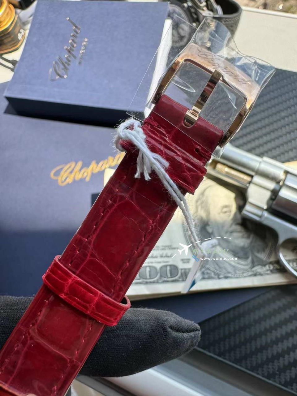 YF萧邦顶级复刻高仿女表HAPPY SPORT红面贝母系列275378-5005腕表 