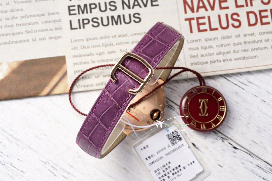 AF卡地亚蓝气球33毫米性价比NH05机械机芯女装 / K352