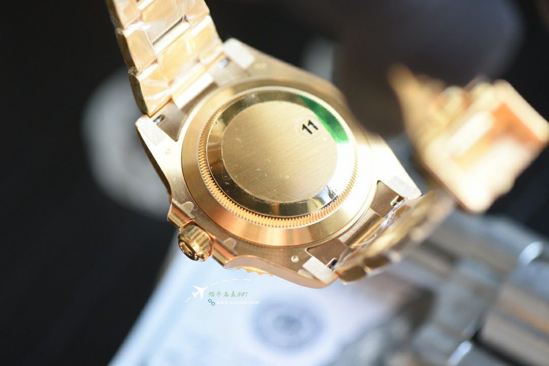 视频评测TOP版本全黄金蓝水鬼VS劳力士潜航者型顶级复刻手表m126618lb-0002腕表 / R922