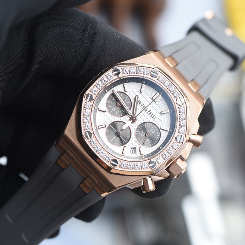 Duck爱彼皇家橡树离岸型最好高仿女表26231OR.ZZ.D003CA.01腕表