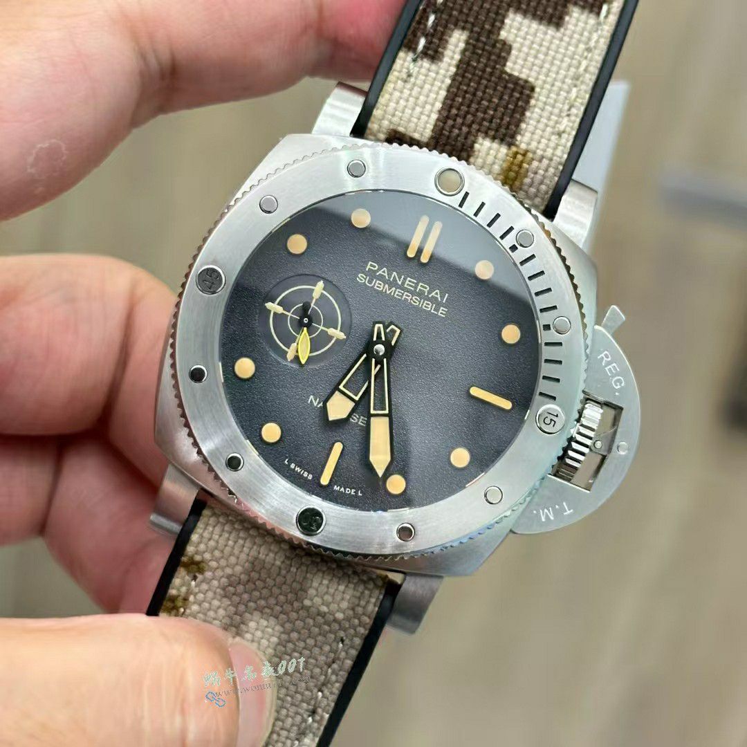 VS沛纳海Submersible QuarantaQuattro Navy SEALs PAM01518复刻高仿手表