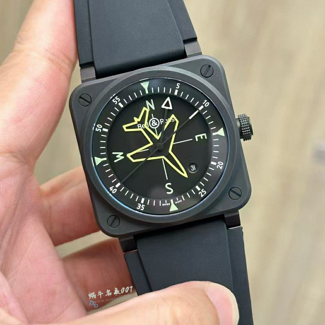 M+最好复刻柏莱士INSTRUMENTS系列BR03A-BL-CE/SRB腕表 / BR065