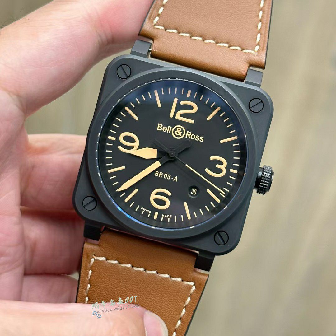 M+超A高仿复刻柏莱士手表INSTRUMENTS系列BR03A-PH-CE/SRB腕表 / BR067