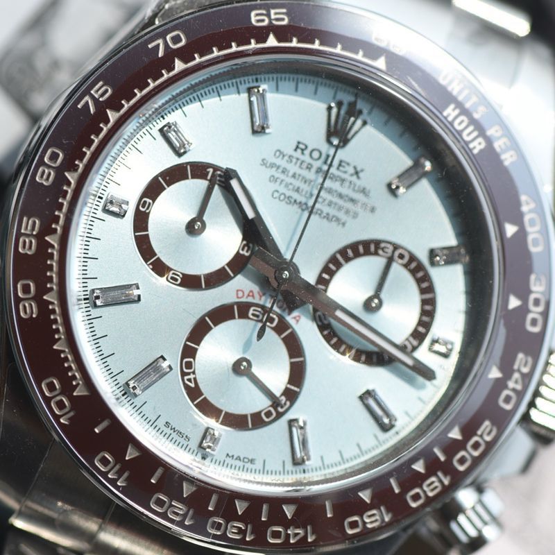 VS最好配重版本劳力士宇宙计型迪通拿系列m126506-0002复刻腕表(冰蓝迪)