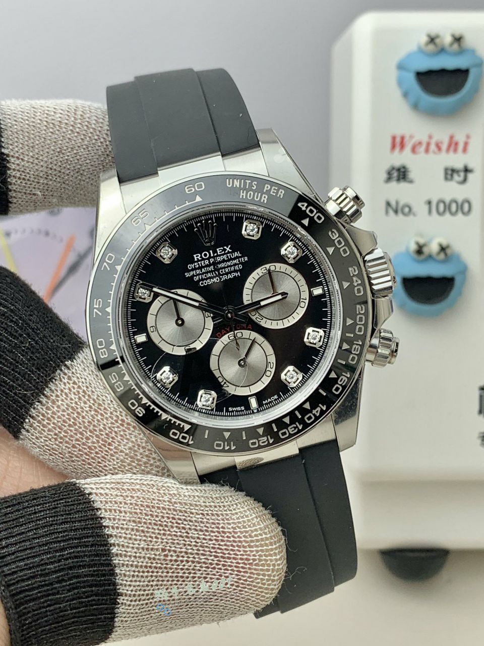 VS配重水泥灰劳力士宇宙计型迪通拿最好复刻手表m126519ln-0006腕表 / R973