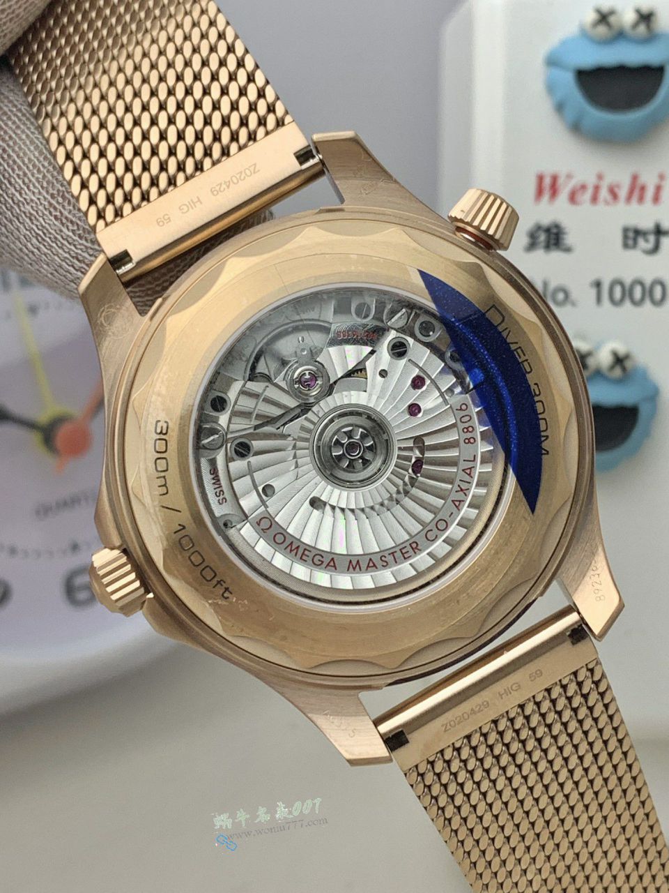 VS欧米茄新品007海马300青铜金一比一复刻手表210.90.42.20.01.003，210.92.42.20.01.003腕表金 / VS820