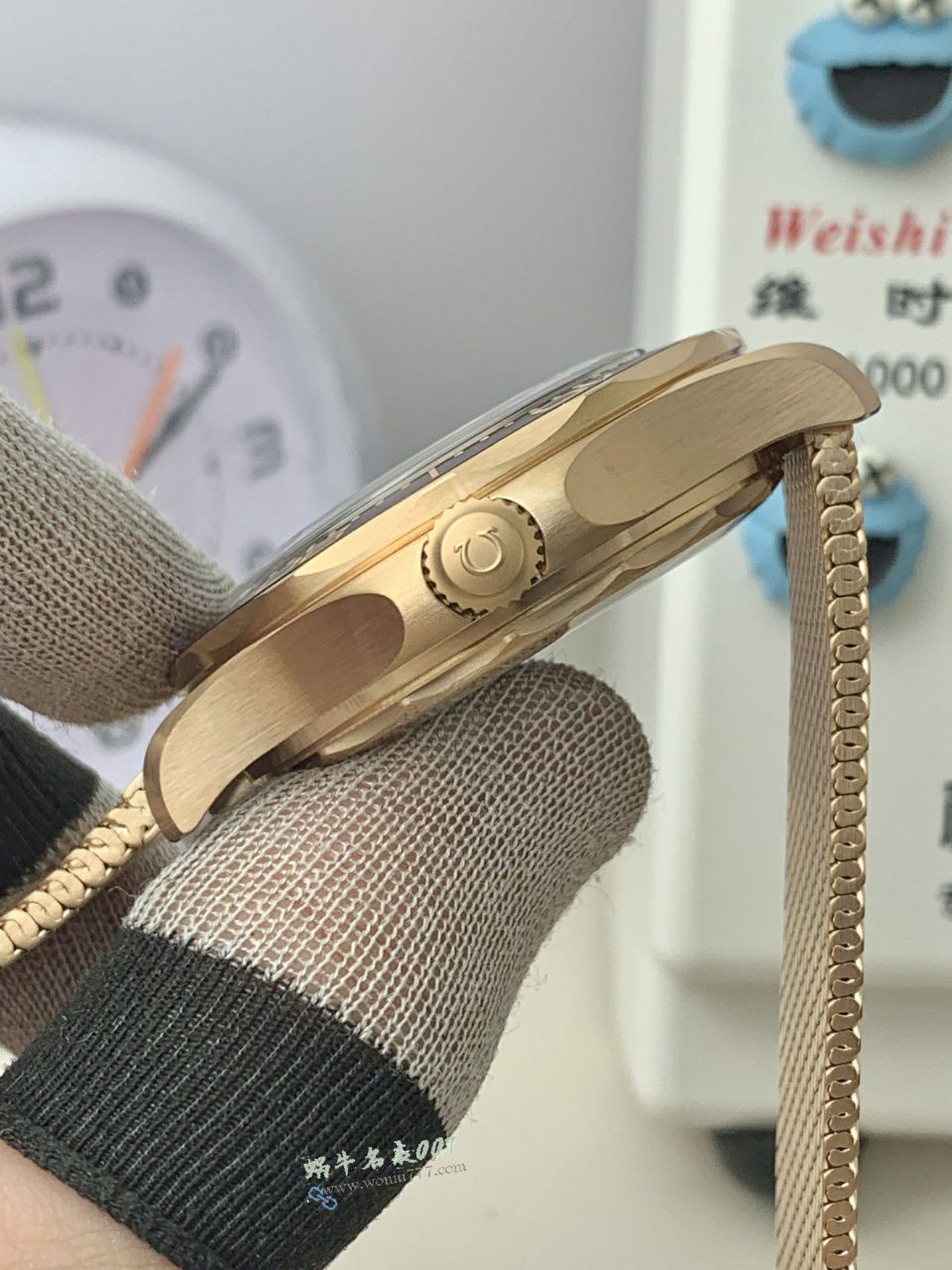 VS欧米茄新品007海马300青铜金一比一复刻手表210.90.42.20.01.003，210.92.42.20.01.003腕表金 / VS820