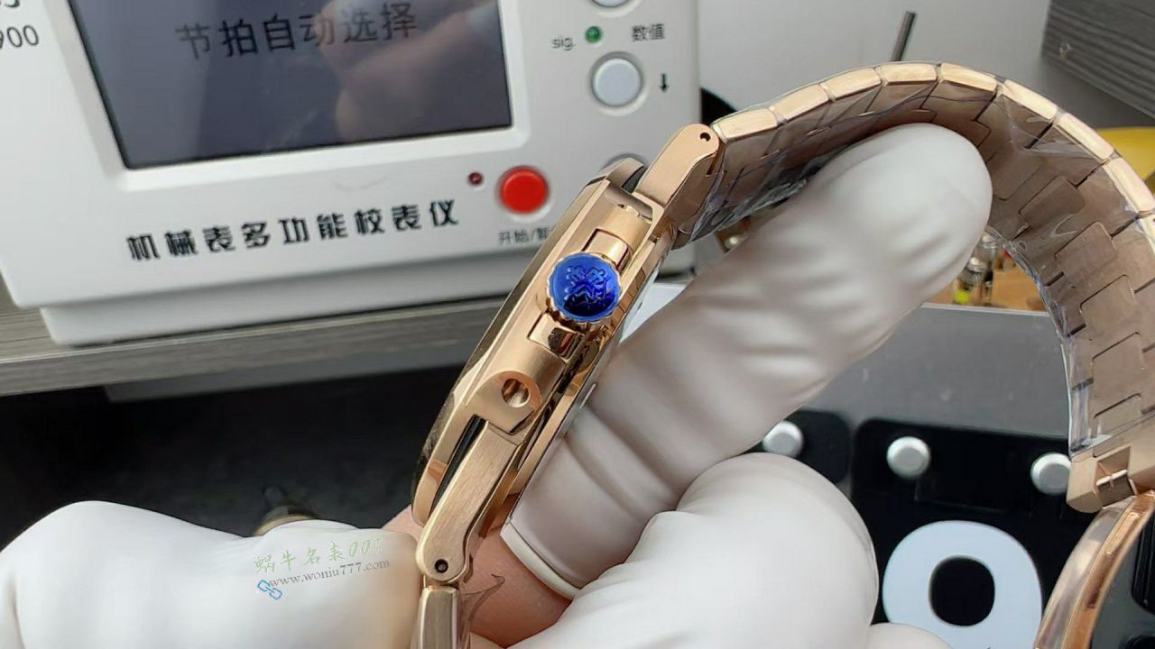 3K百达翡丽5711R 鹦鹉螺玫瑰金灰面一比一复刻高仿腕表 / BD513