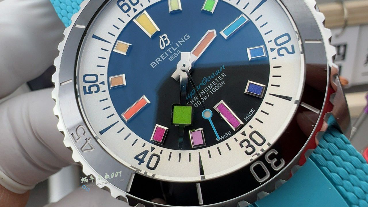 BLS百年灵彩虹超级海洋复刻手表A17375211B2S3腕表 / BL213