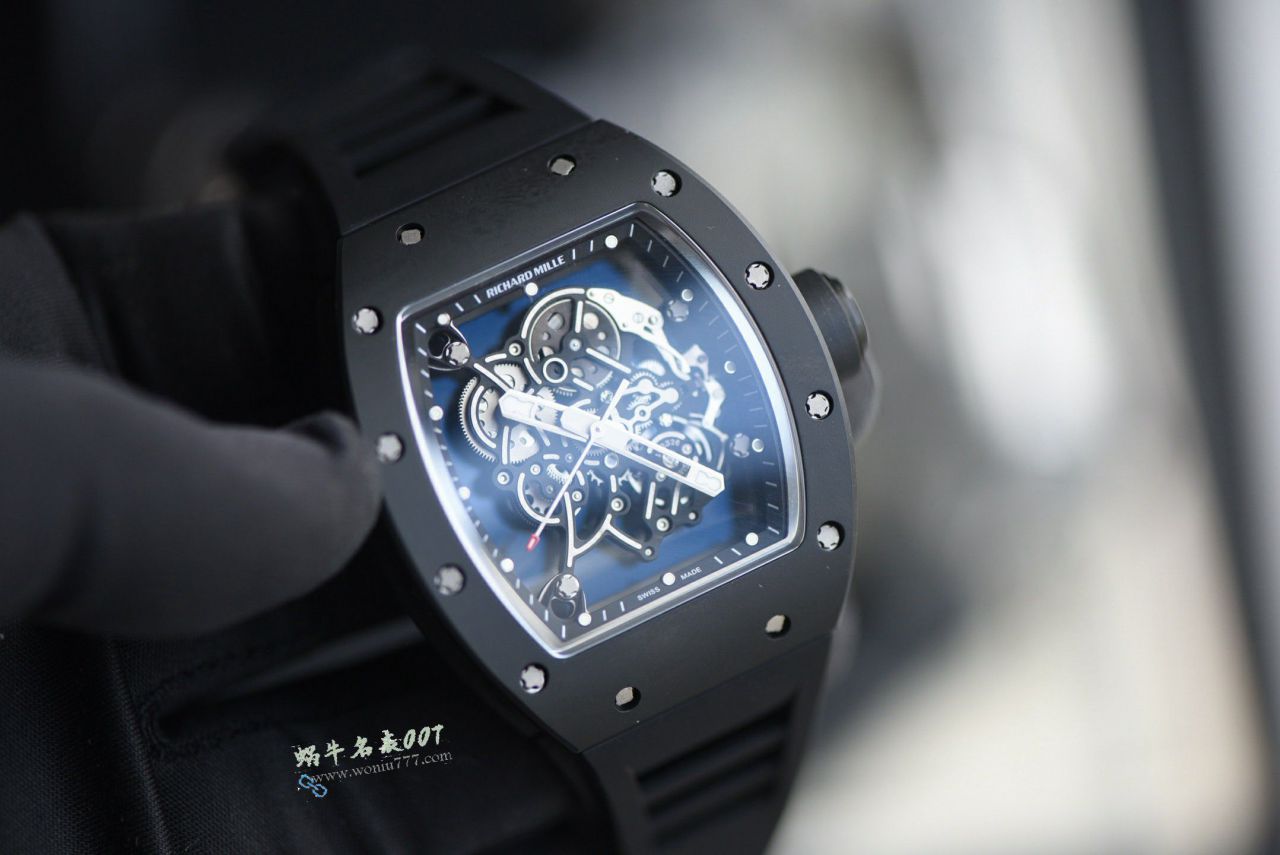 理查德米勒VAUCHER机芯RICHARD MILLE 超高端定制复刻手表版本RM055 NTPT / RM055VAB