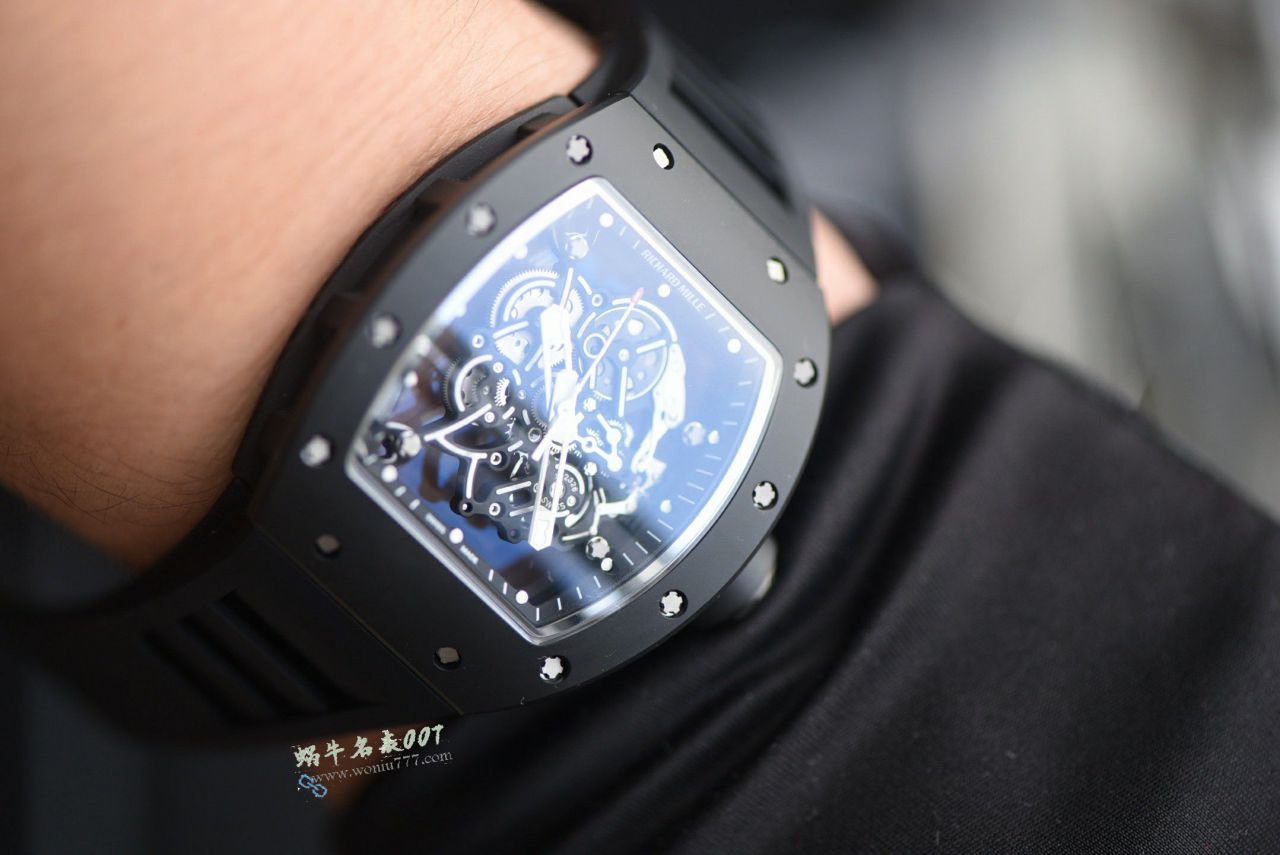 理查德米勒VAUCHER机芯RICHARD MILLE 超高端定制复刻手表版本RM055 NTPT / RM055VAB