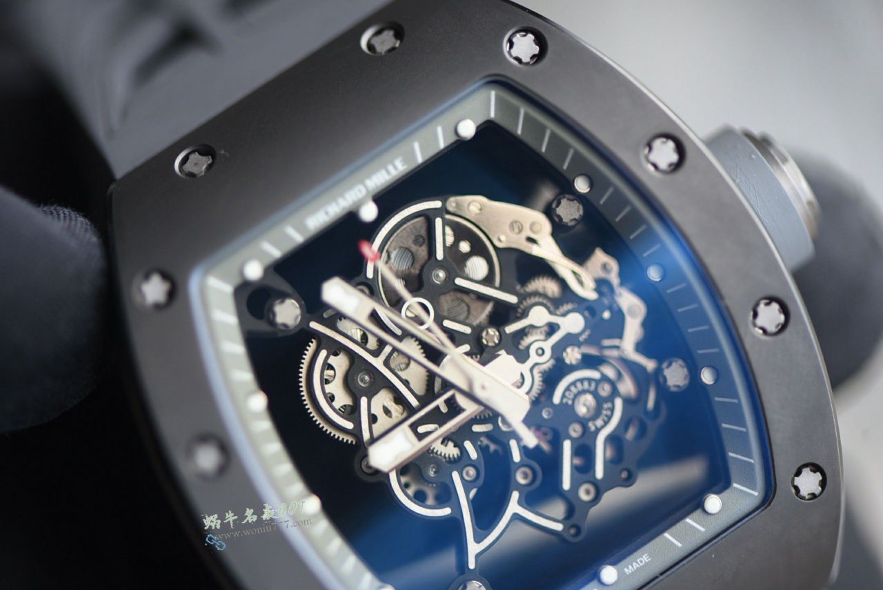 理查德米勒VAUCHER机芯RICHARD MILLE 超高端定制复刻手表版本RM055 NTPT / RM055VAB